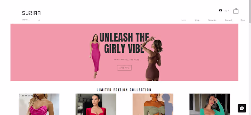 Cover image for Suziaa clothing store