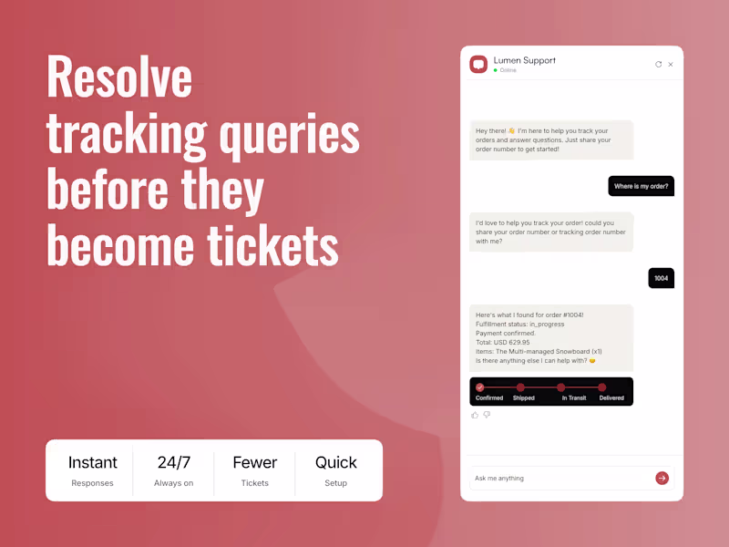 Cover image for AI Order Tracking: Preemptive Query Resolution System