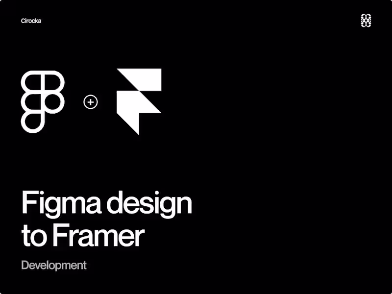 Cover image for Figma to Framer
