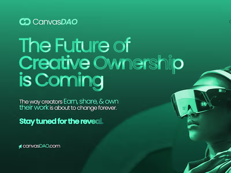 Cover image for CanvasDAO Branding: A Decentralized Future for Creators Canv...