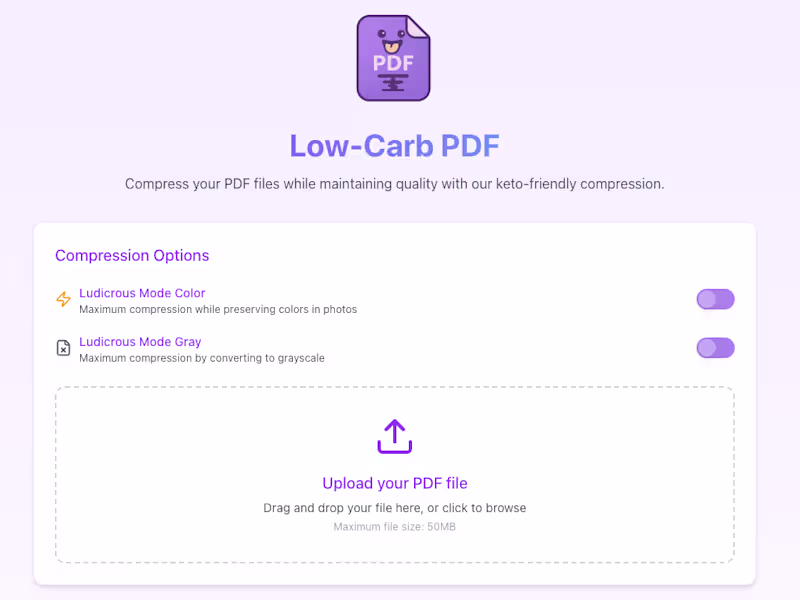 Cover image for Low-Carb PDF