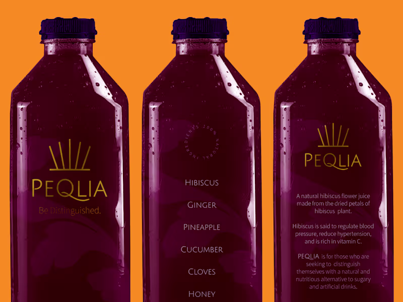 Cover image for PEQLIA Drink: Be Distinguished