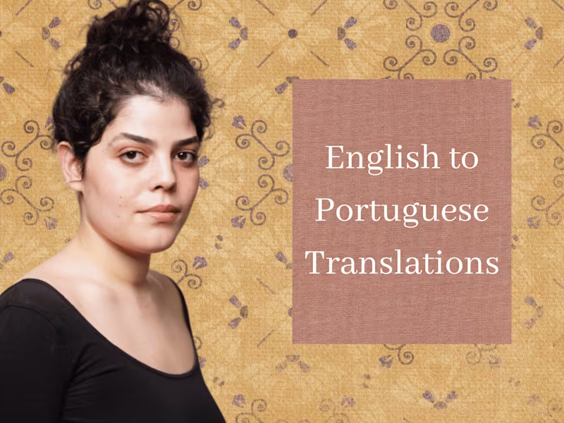Cover image for English to Portuguese Translations