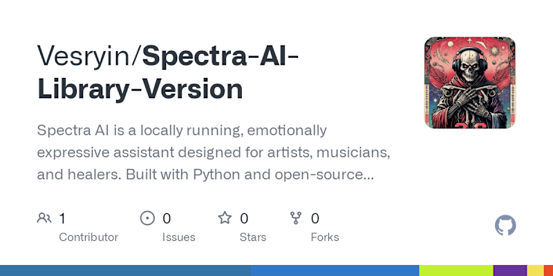 Cover image for Vesryin/Spectra-AI-Library-Version