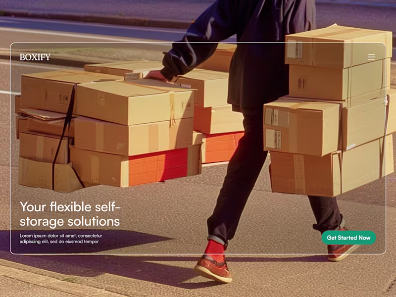 Cover image for Working on Boxify, and exploring a clean and modern landing ...