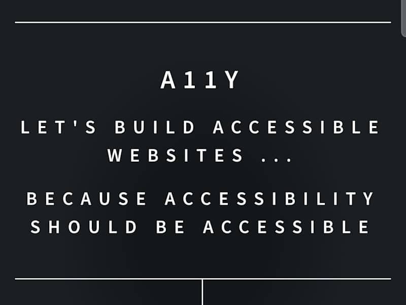 Cover image for a11y toolkit