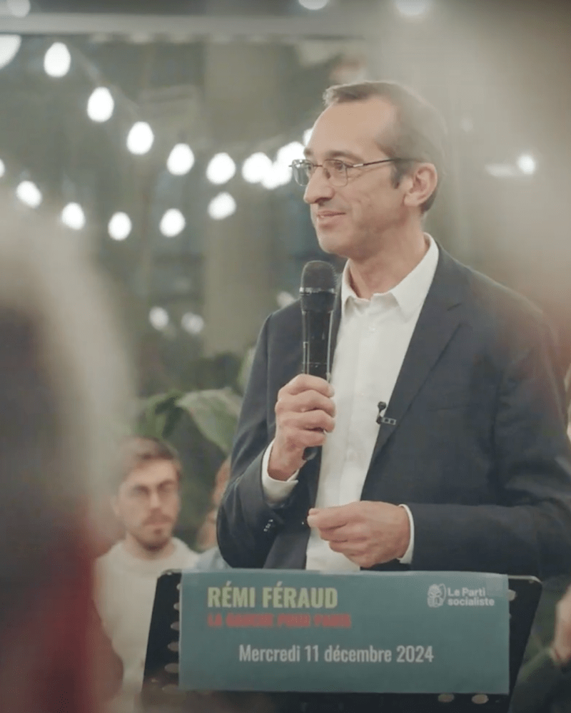 Cover image for Rémi Féraud | Un site politique conçu en 48h