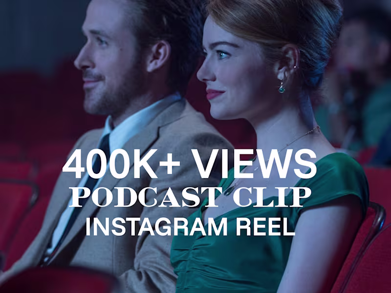 Cover image for Short-Form Podcast Reel 📈 435K views, 500-follower account