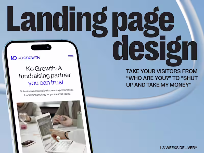 Cover image for Conversion-Focused Landing Page