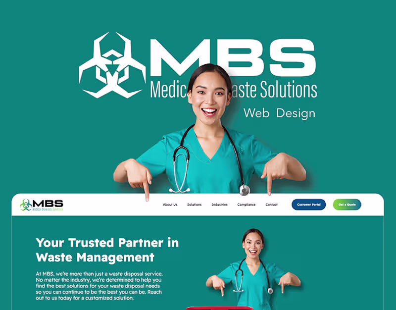 Cover image for MBS Website Design :: Behance