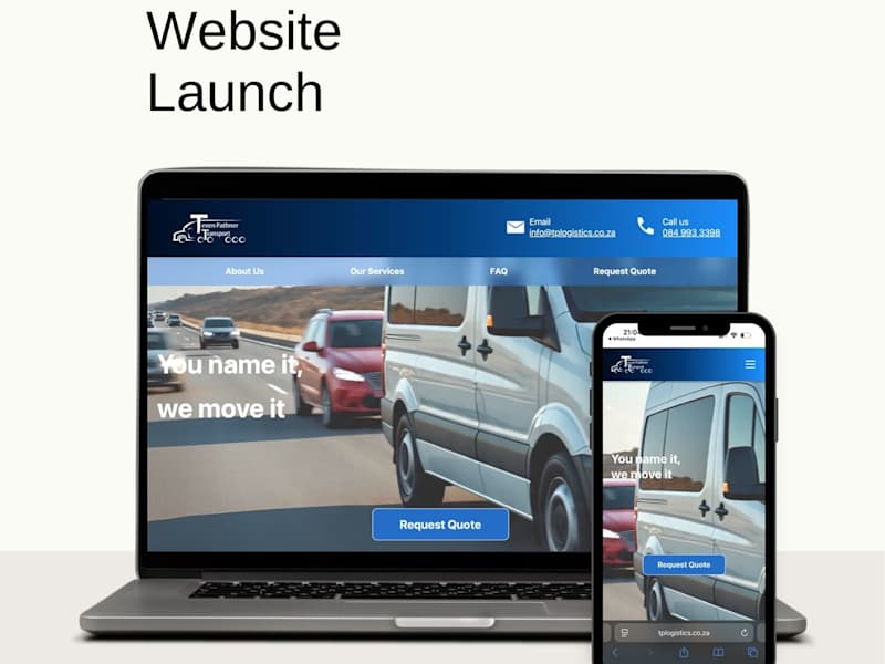 Cover image for Teven Pathner Transport Website Launch