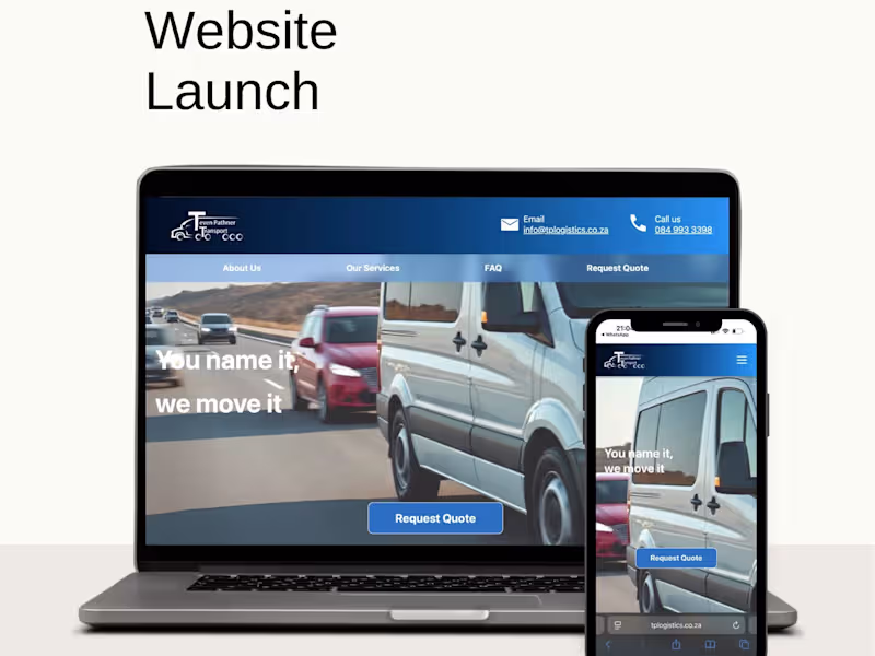 Cover image for Teven Pathner Transport Website Launch