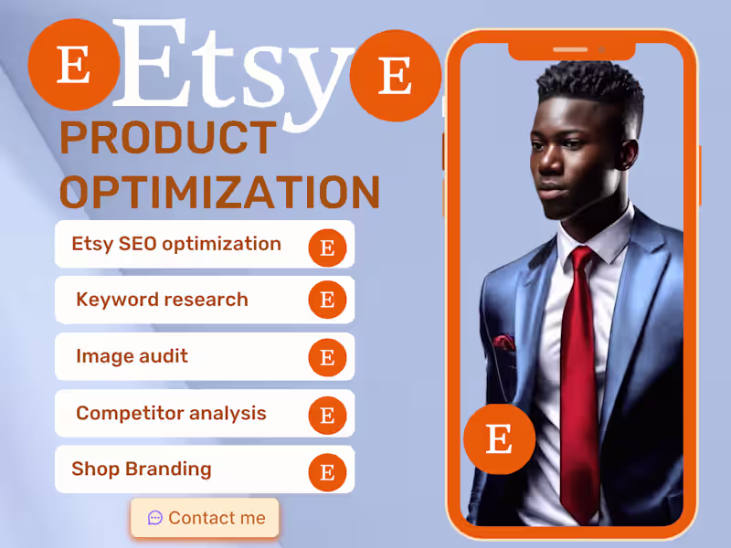 Cover image for I Will Optimize Your Etsy Listings to Rank Higher & Boost Sales
