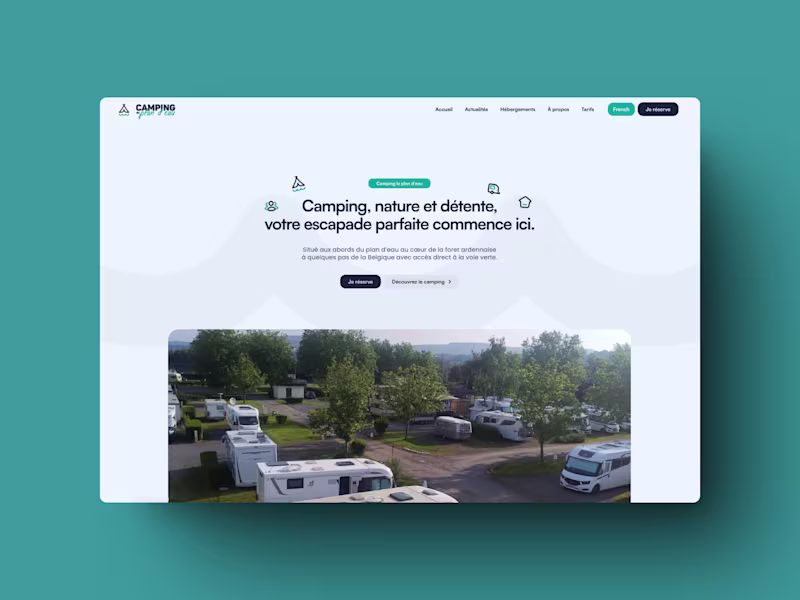 Cover image for Campground website