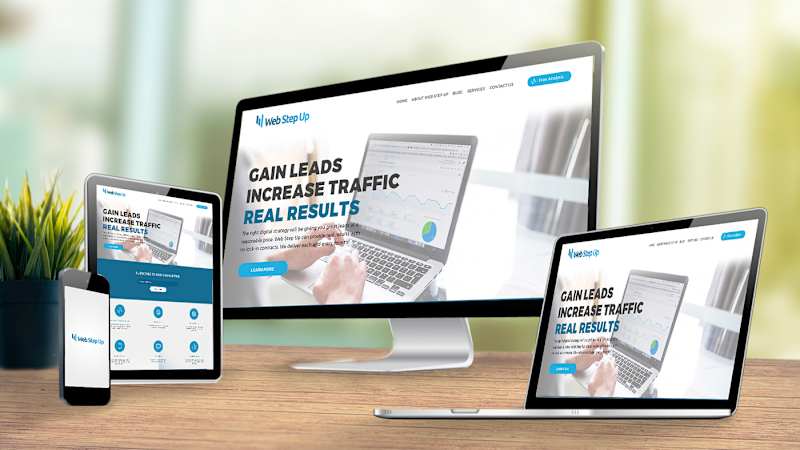 Cover image for Web Step Up Homepage Creation preview