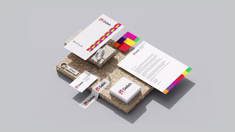 Cover image for 'Delish' | Brand Identity Design