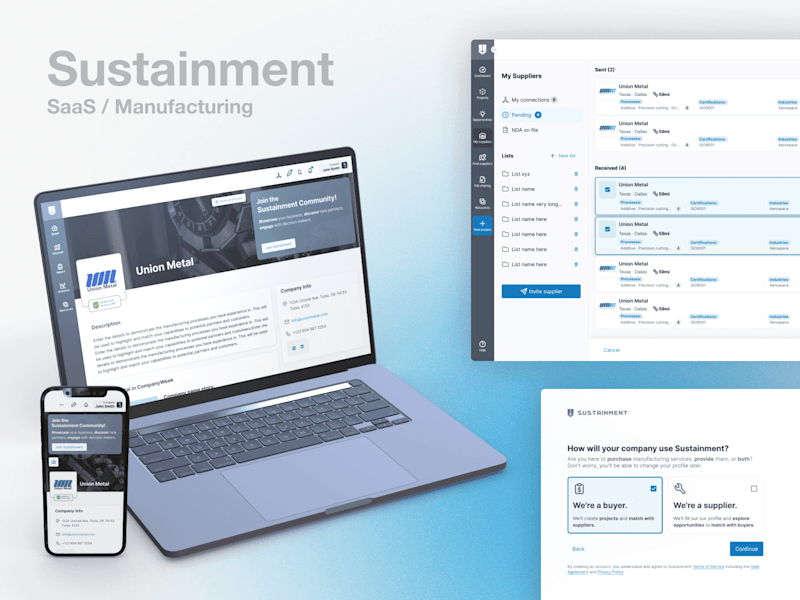 Cover image for Manufacturing SaaS | Sustainment