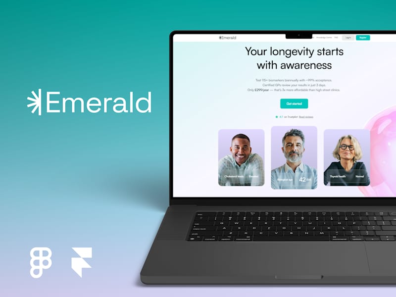 Cover image for Emerald – Preventive Health Platform (Framer)