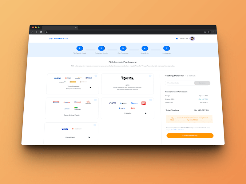 Cover image for Redesign Niagahoster Checkout Page