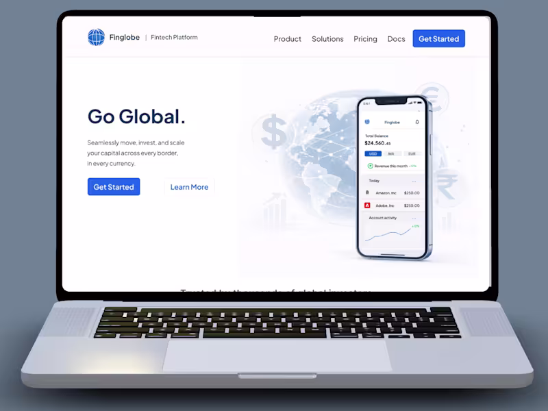 Cover image for Conversion-Focused Landing Pages for SaaS & Fintech