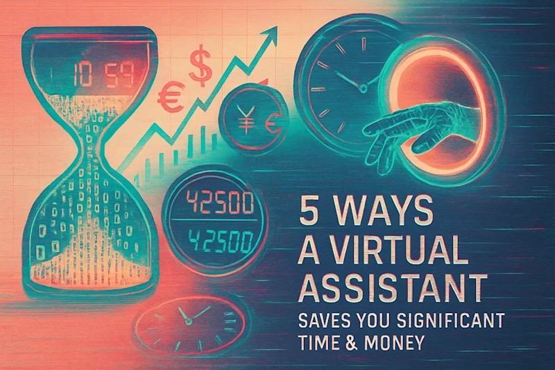 Cover image for 5 Ways a Virtual Assistant Saves You Significant Time & Money