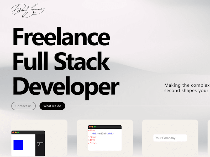 Cover image for Personal Website