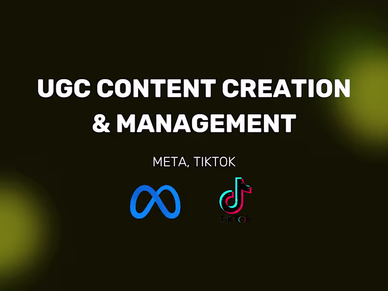 Cover image for 🌆 Content creation and management of UGC creators