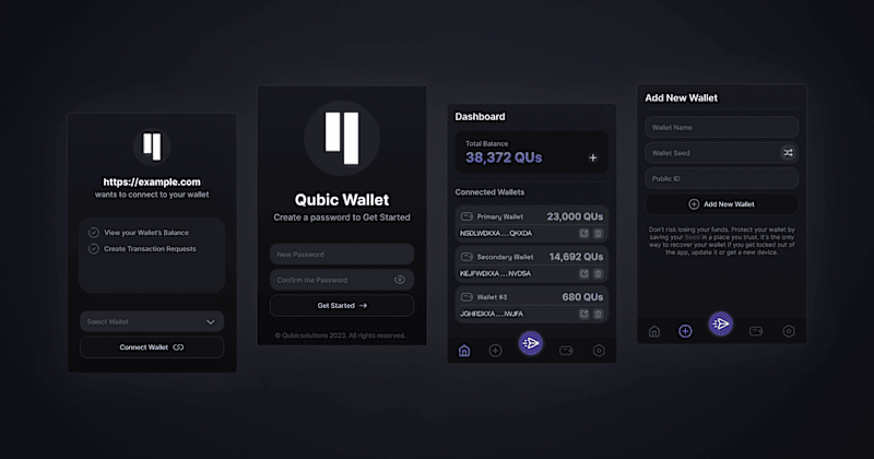 Cover image for Chrome Extension — Qubic Wallet