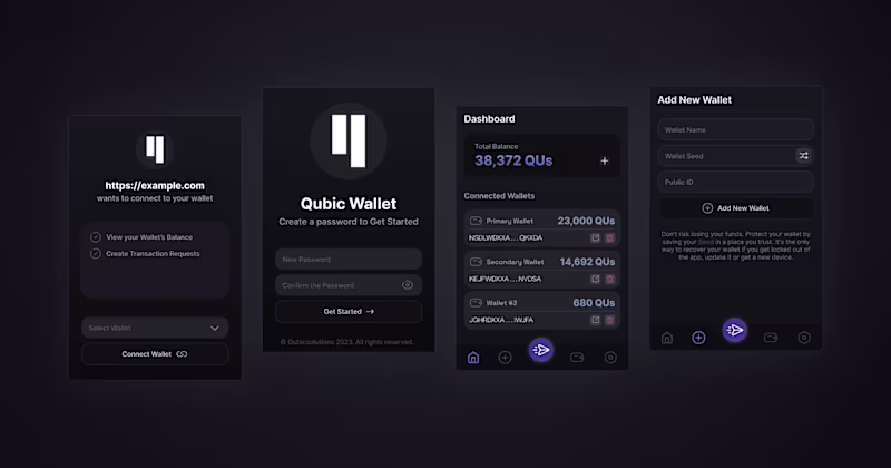 Cover image for Chrome Extension — Qubic Wallet