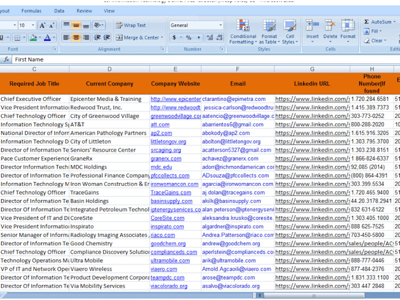 Cover image for b2b lead generation, prospect list, email list for business