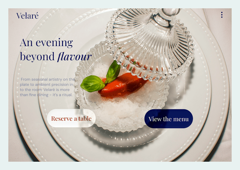 Cover image for Velaré: Crafting an Immersive Digital Experience for Fine Dining