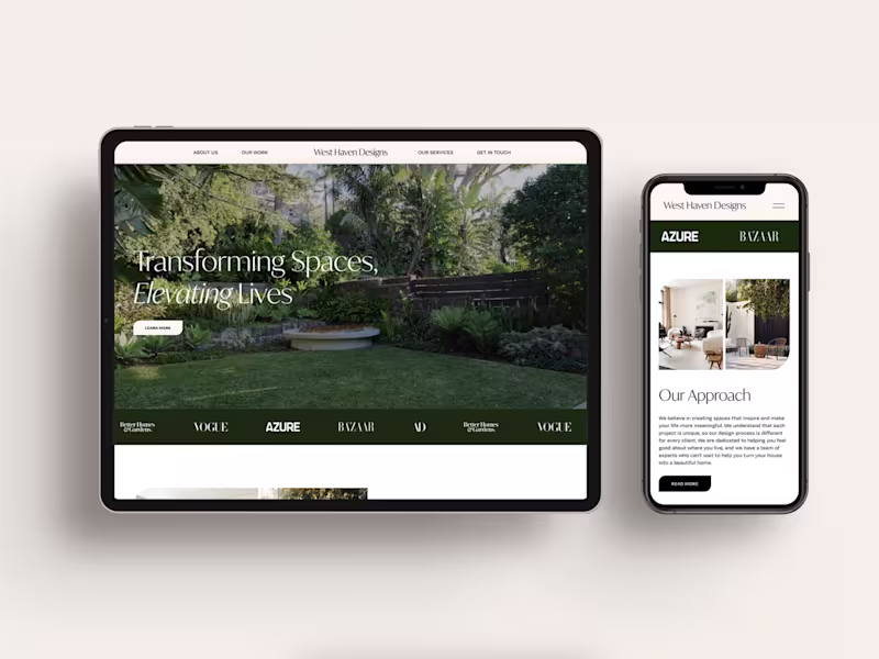 Cover image for Custom Squarespace Website Design