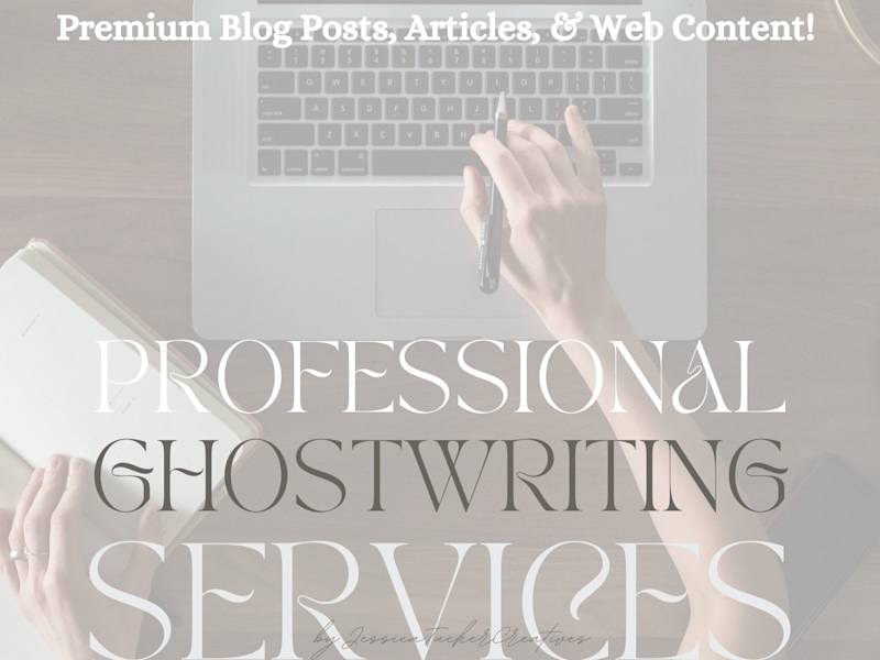 Cover image for GHOSTWRITING // Premium Blog Posts, Articles, & Web Copy
