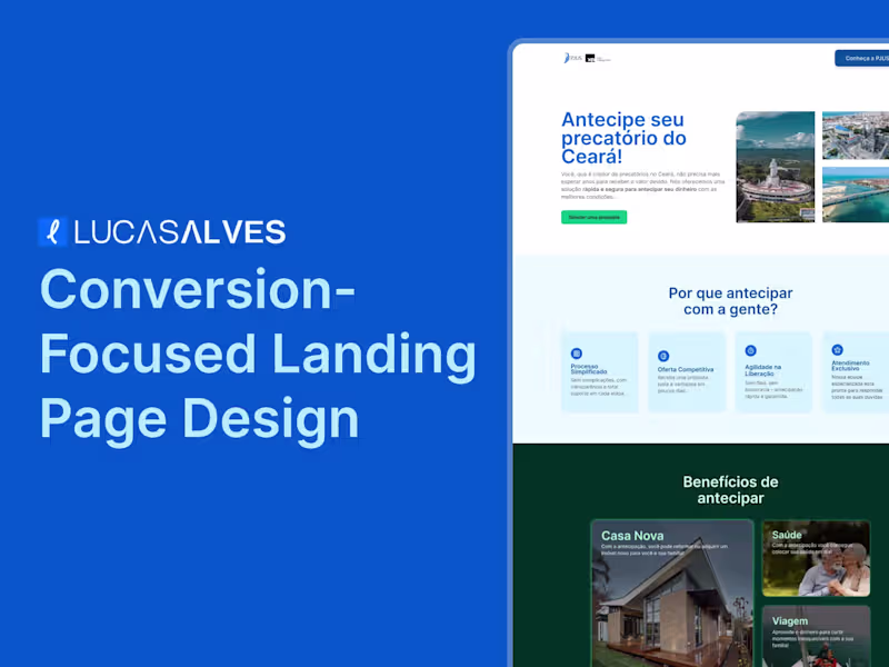 Cover image for Conversion-Focused Landing Page Design