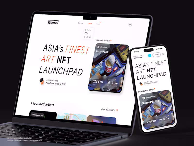 Cover image for NFT Marketplace design :: Behance