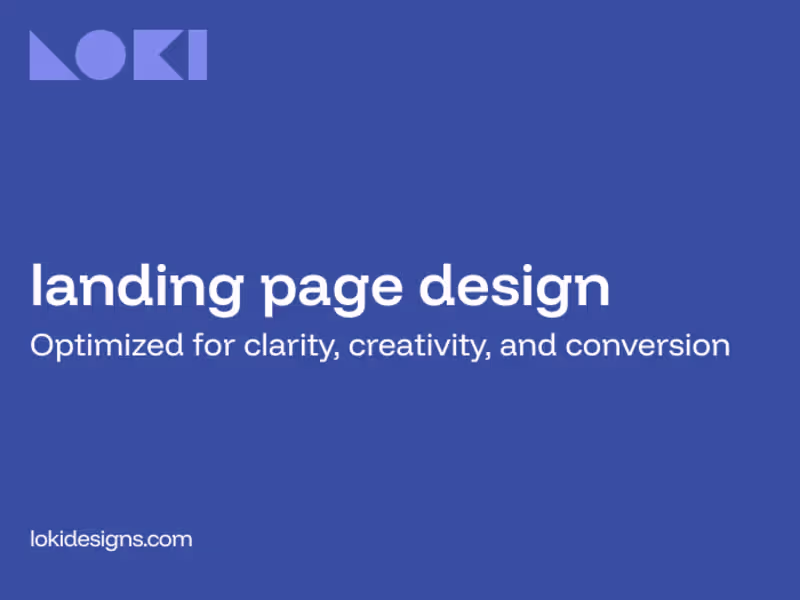 Cover image for Turn Ideas into High-Impact Landing Pages