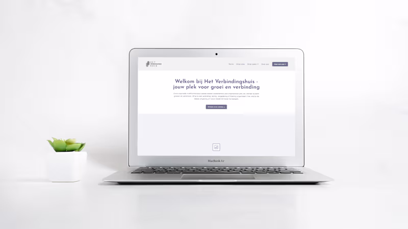 Cover image for Het Verbindingshuis — UX/UI Wireframes Project