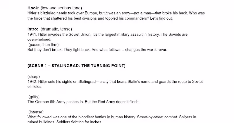 Cover image for The Army That Ended Empires: A Yarnhub Script