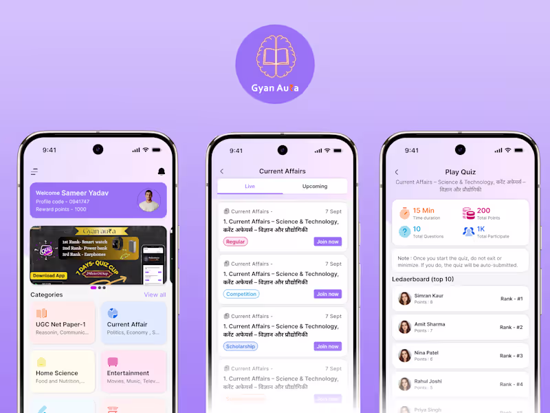 Cover image for Gyan Aura: Transforming Learning with Rewards