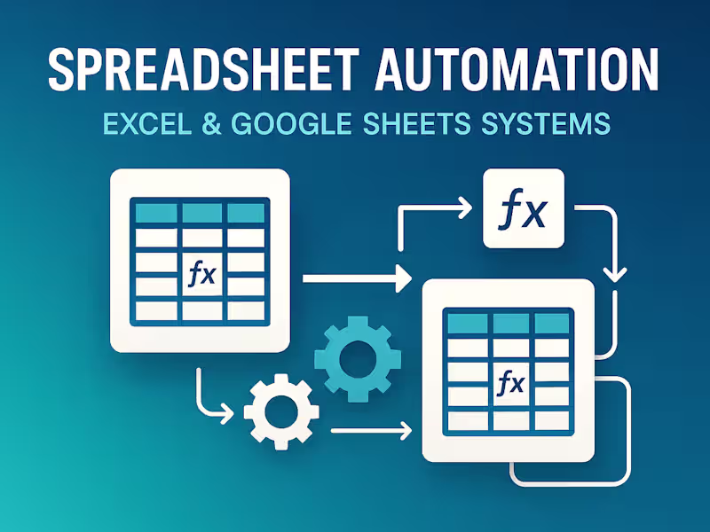 Cover image for Spreadsheet Automation
