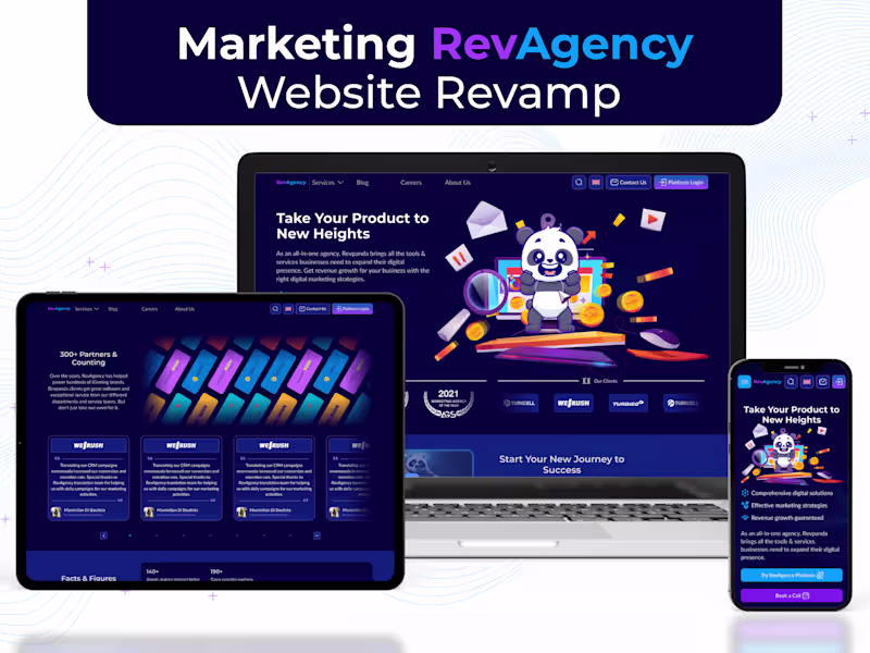 Cover image for RevAgency Website Overhaul