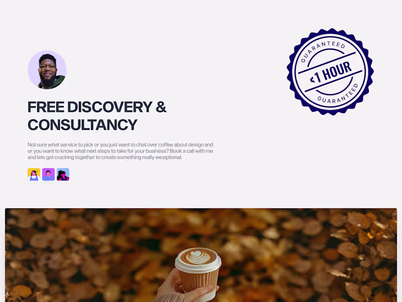Cover image for Free Discovery & Consultancy