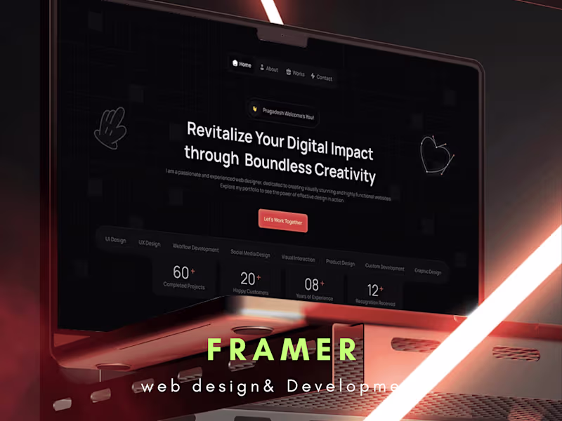 Cover image for Stunning Framer Website Design & Development
