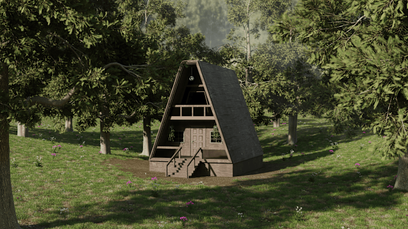 Cover image for Forest hut