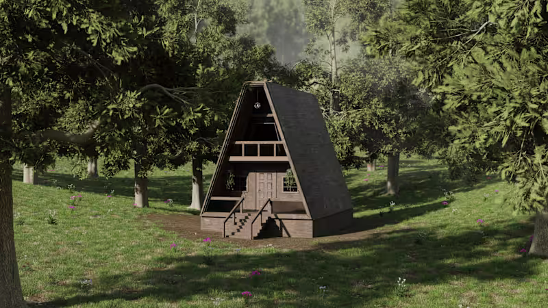 Cover image for Forest hut