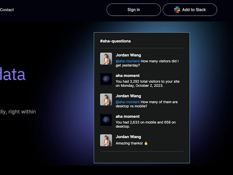 Cover image for Chat with your data like a human