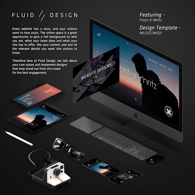 Cover image for Web Design - MUSICO#001