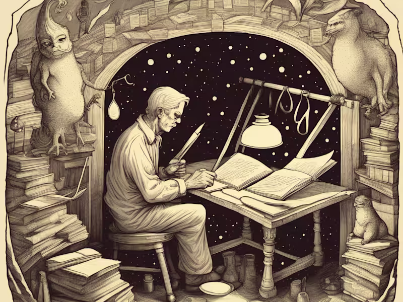 Cover image for I can write a creative and attractive story for your works.