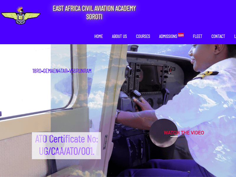 Cover image for EAST AFRICAN CIVIL AVIATION ACADEMY