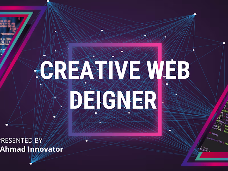 Cover image for I will do web designing using HTML5, CSS3 and Bootstrap